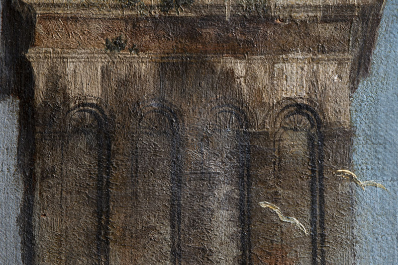 Detail of the raking image